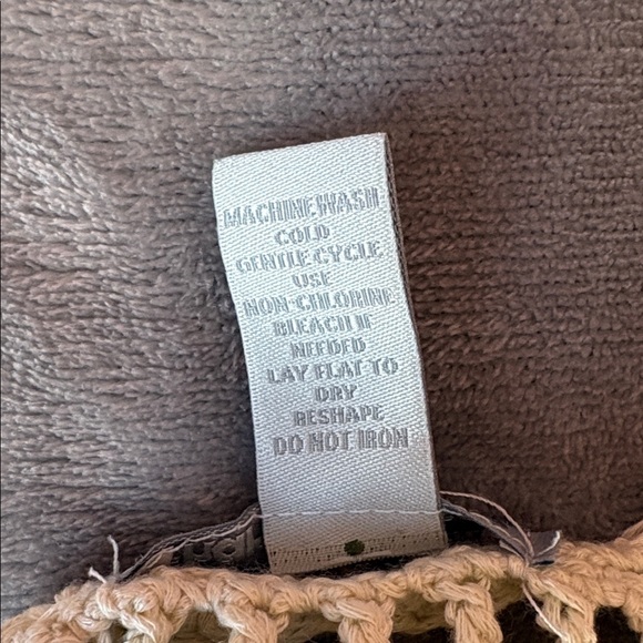 Charlotte Russe Crochet Halter Crop Top Small Boho Festival Coastal Cowgirl - Picture 4 of 13